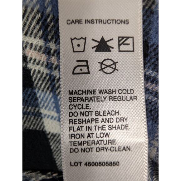 Legendary Outfitters Men’s Flannel Jacket Plaid Hooded Button Front Cotton Small - Picture 7 of 13